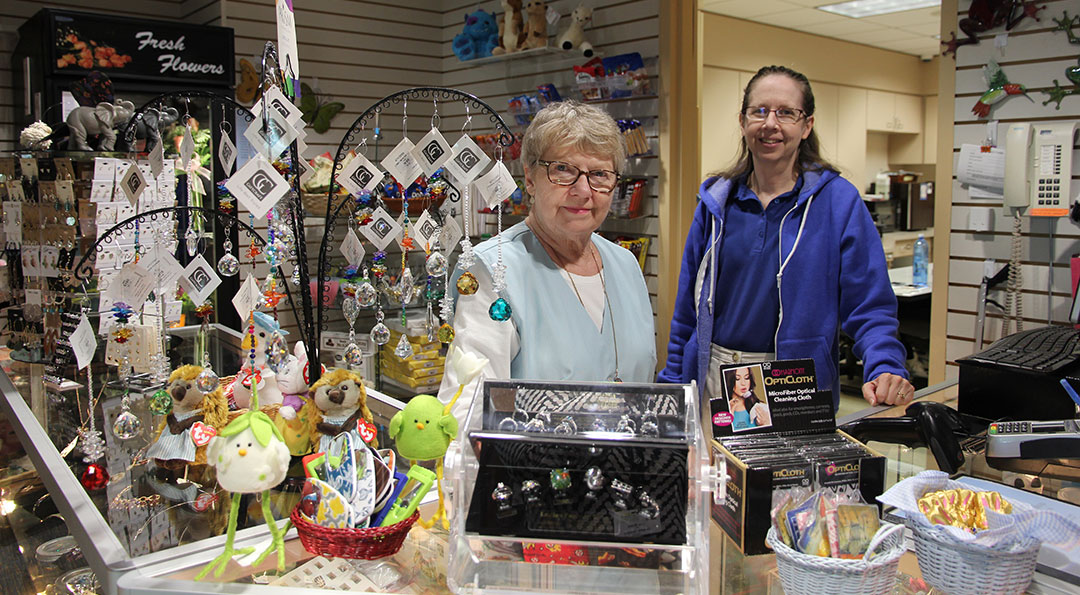 Staff in the Helping Hands Gift Shop